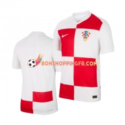 Maillot Domicile Croatie Euro 2024 Manches Courtes Homme