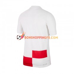Maillot Domicile Croatie Euro 2024 Manches Courtes Homme