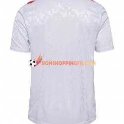 Maillot Extérieur Danemark Euro 2024 Manches Courtes Homme