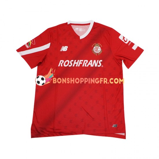 Maillot Domicile Deportivo Toluca 2023-2024 Rouge Manches Courtes Homme