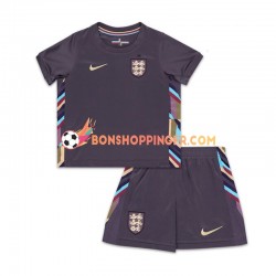Maillot Extérieur Angleterre Euro 2024 Manches Courtes Jeune Enfant(+shorts)