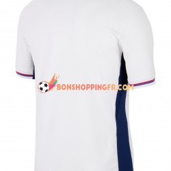 Maillot Domicile Angleterre Euro 2024 Blanc Manches Courtes Homme