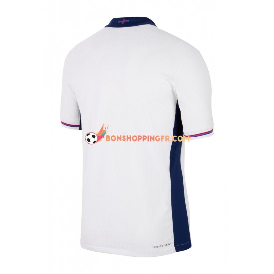 Maillot Domicile Angleterre Euro 2024 Blanc Manches Courtes Homme