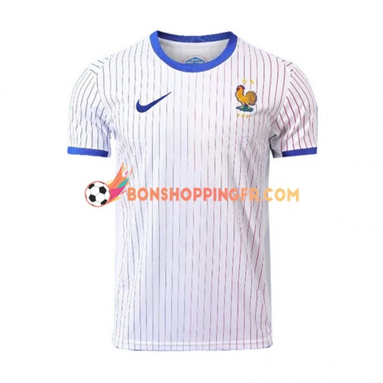 Maillot Extérieur France Euro 2024 Manches Courtes Homme