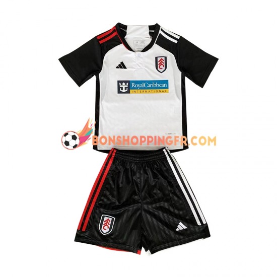 Maillot Domicile Fulham 2023-2024 Manches Courtes Jeune Enfant(+shorts)