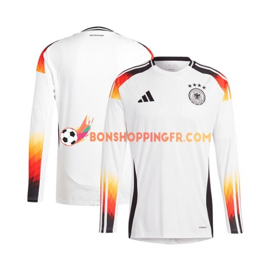 Maillot Domicile Allemagne Euro 2024 Blanc Manches Longues Homme