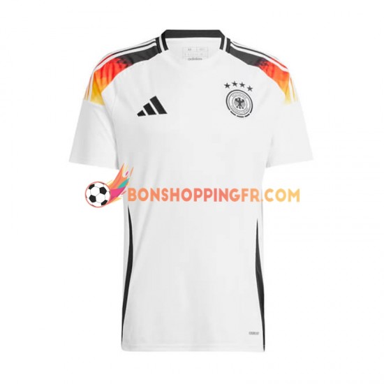 Maillot Domicile Allemagne Euro 2024 Blanc Manches Courtes Homme