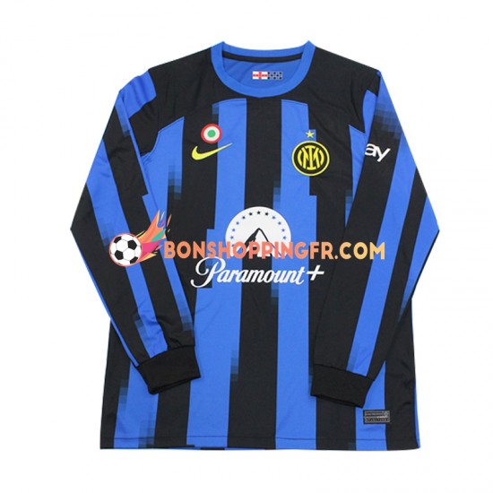 Maillot Domicile Inter Milan 2023-2024 Manches Longues Homme