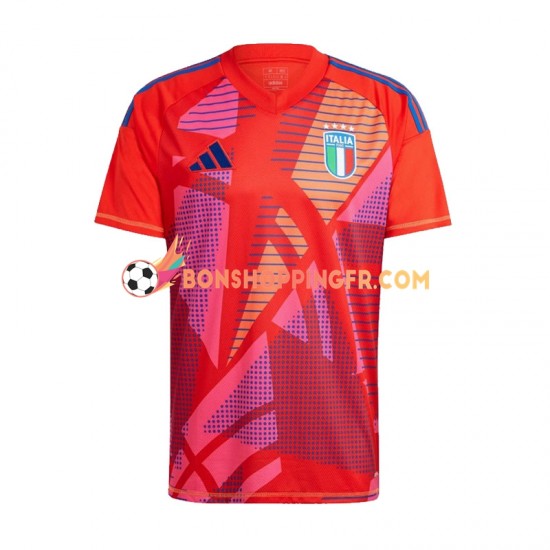 Maillot Domicile Italie Gardien Euro 2024 Manches Courtes Homme