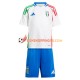 Maillot Extérieur Italie Euro 2024 Blanc Manches Courtes Jeune Enfant(+shorts)