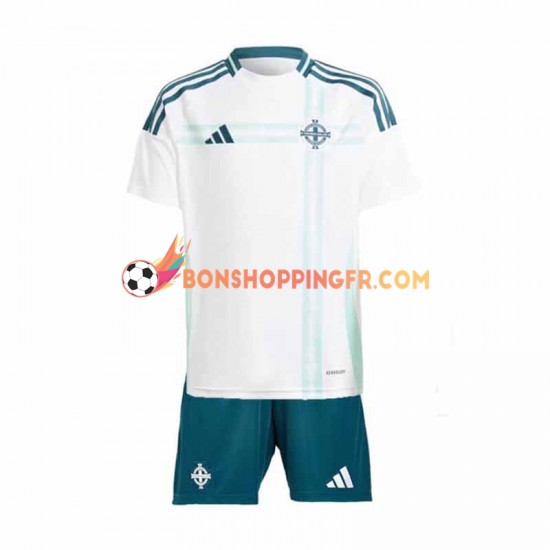 Maillot Extérieur Irlande Du Nord 2024 Manches Courtes Jeune Enfant(+shorts)