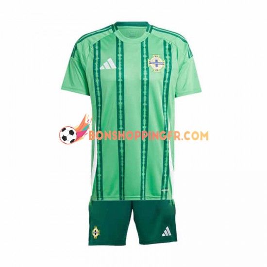 Maillot Domicile Irlande Du Nord 2024 Manches Courtes Jeune Enfant(+shorts)