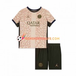 Maillot 4ème Paris Saint-Germain 2023-2024 Manches Courtes Jeune Enfant(+shorts)