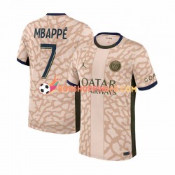 Maillot 4ème Paris Saint-Germain Kylian Mbappe 7 2023-2024 Manches Courtes Homme