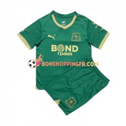 Maillot Domicile Plymouth Argyle 2023-2024 Vert Manches Courtes Jeune Enfant(+shorts)