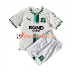 Maillot Domicile Extérieur Plymouth Argyle 2023-2024 Vert Manches Courtes Jeune Enfant(+shorts)