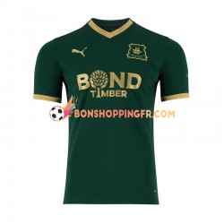 Maillot Domicile Plymouth Argyle 2023-2024 Vert Manches Courtes Homme