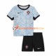 Maillot Extérieur Portugal Euro 2024 Manches Courtes Jeune Enfant(+shorts)