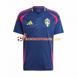 Maillot Extérieur Suède 2024 Manches Courtes Homme