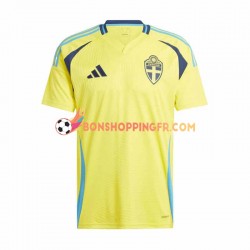 Maillot Domicile Suède 2024 Manches Courtes Homme