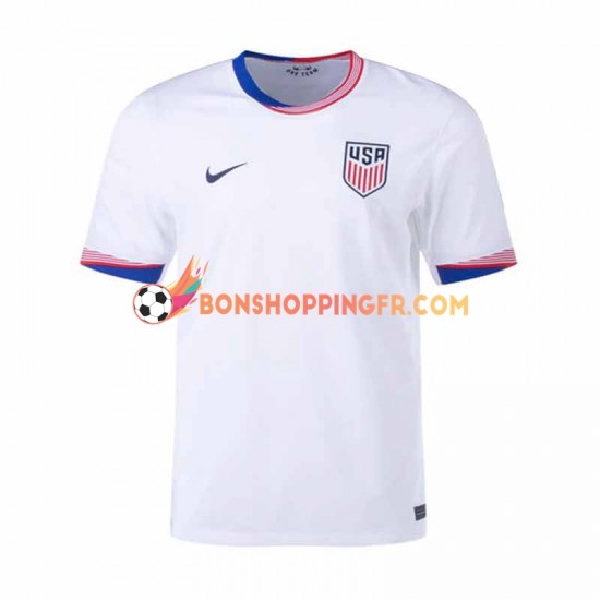 Maillot Domicile États-Unis 2024 Manches Courtes Homme