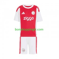Maillot Domicile Ajax Amsterdam 2026-2027 Manches Courtes Jeune Enfant(+shorts)