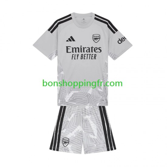 Maillot Domicile Arsenal Gardien 2026-2027 Manches Courtes Jeune Enfant(+shorts)