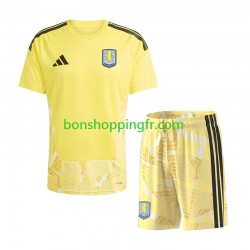 Maillot Domicile Aston Villa Gardien 2026-2027 Manches Courtes Jeune Enfant(+shorts)