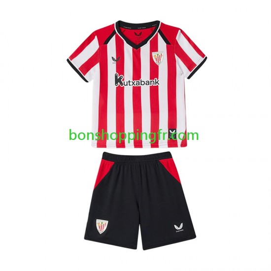 Maillot Domicile Athletic Bilbao 2026-2027 Manches Courtes Jeune Enfant(+shorts)