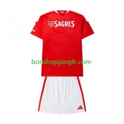Maillot Domicile Benfica 2026-2027 Manches Courtes Jeune Enfant(+shorts)