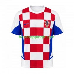 Maillot Rétro Domicile Croatie 2002 Manches Courtes Homme