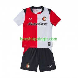 Maillot Domicile Feyenoord Rotterdam 2026-2027 Manches Courtes Jeune Enfant(+shorts)