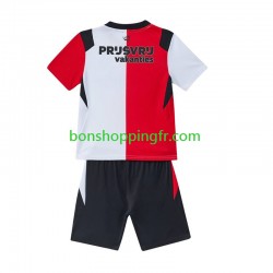 Maillot Domicile Feyenoord Rotterdam 2026-2027 Manches Courtes Jeune Enfant(+shorts)