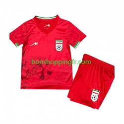 Maillot Extérieur Iran 2026 Manches Courtes Jeune Enfant(+shorts)