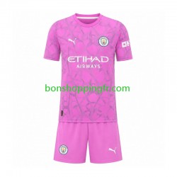 Maillot Extérieur Manchester City Gardien 2026-2027 Manches Courtes Jeune Enfant(+shorts)