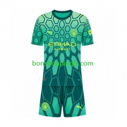Maillot Domicile Manchester City Gardien 2026-2027 Manches Courtes Jeune Enfant(+shorts)