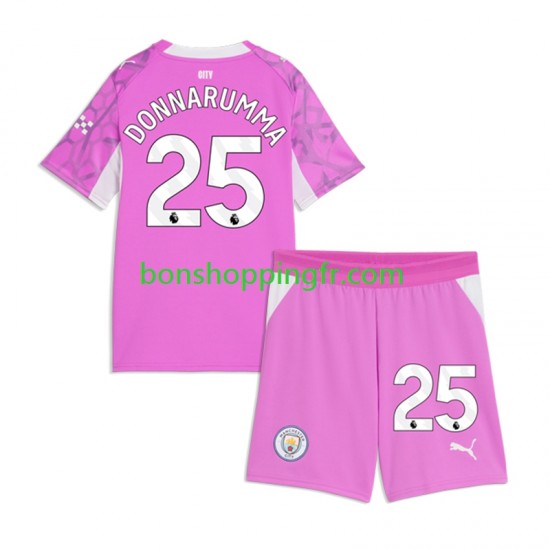 Maillot Extérieur Manchester City Gardien Gianluigi Donnarumma 2026-2027 Manches Courtes Jeune Enfant(+shorts)