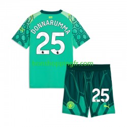 Maillot Domicile Manchester City Gardien Gianluigi Donnarumma 2026-2027 Manches Courtes Jeune Enfant(+shorts)