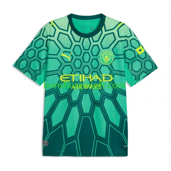 Maillot Domicile Manchester City Gardien Gianluigi Donnarumma 2026-2027 Manches Courtes Jeune Enfant(+shorts)