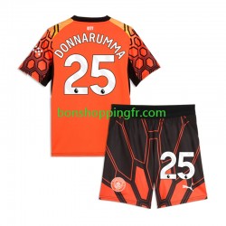 Maillot 3ème Manchester City Gardien Gianluigi Donnarumma 2026-2027 Manches Courtes Jeune Enfant(+shorts)
