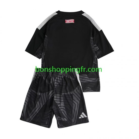 Maillot Domicile Manchester United Gardien 2026-2027 Manches Courtes Jeune Enfant(+shorts)