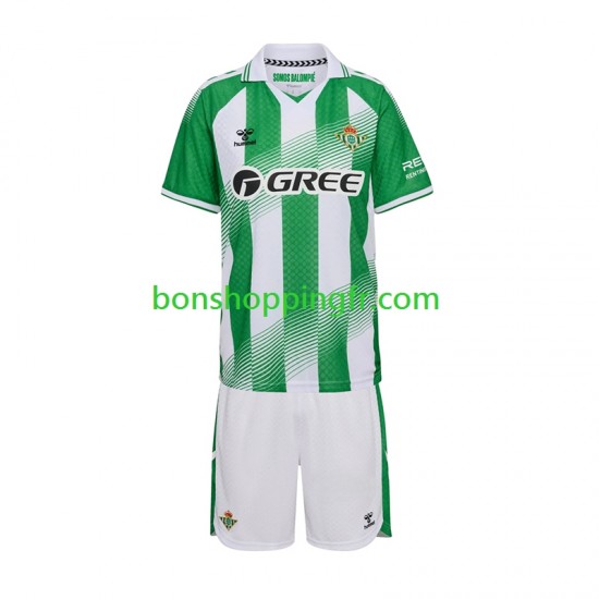 Maillot Domicile Real Betis 2026-2027 Manches Courtes Jeune Enfant(+shorts)