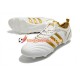 Adidas ADIPURE FG Chaussures de football Or Blanc