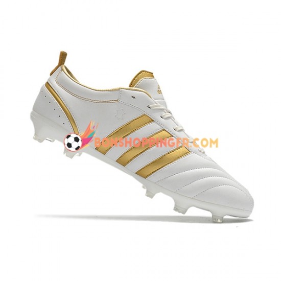 Adidas ADIPURE FG Chaussures de football Or Blanc