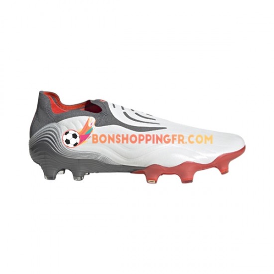 Adidas COPA SENSE FG White Gnist Chaussures de football Rouge Gris Blanc