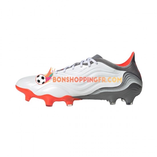Adidas COPA SENSE.1 FG White Gnist Chaussures de football Rouge Gris Blanc