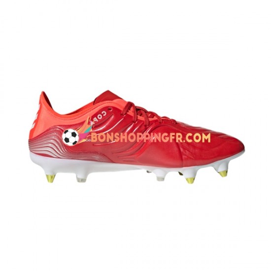 Adidas COPA SENSE.1 SG Meteorite Chaussures de football Rouge Blanc