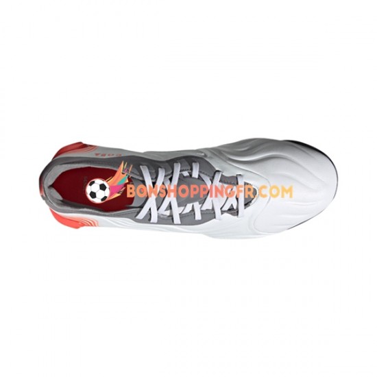 Adidas COPA SENSE.1 TF White Gnist Chaussures de football Rouge Gris Blanc