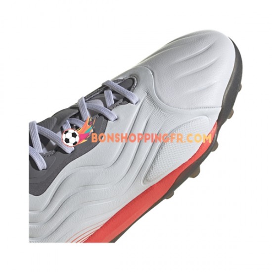 Adidas COPA SENSE.1 TF White Gnist Chaussures de football Rouge Gris Blanc