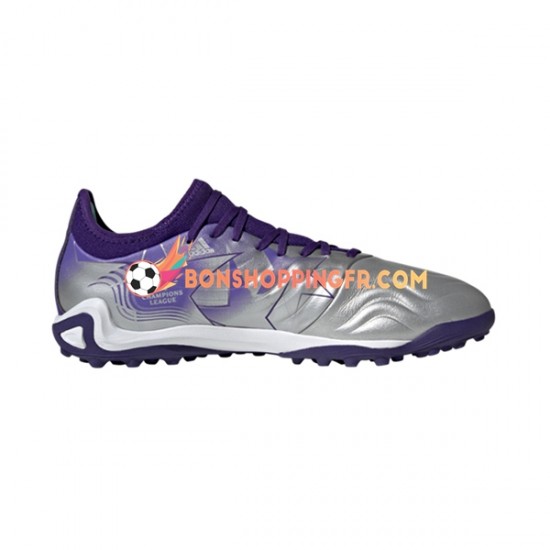 Adidas COPA SENSE.3 TF Champions Code Chaussures de football Violet Blanc